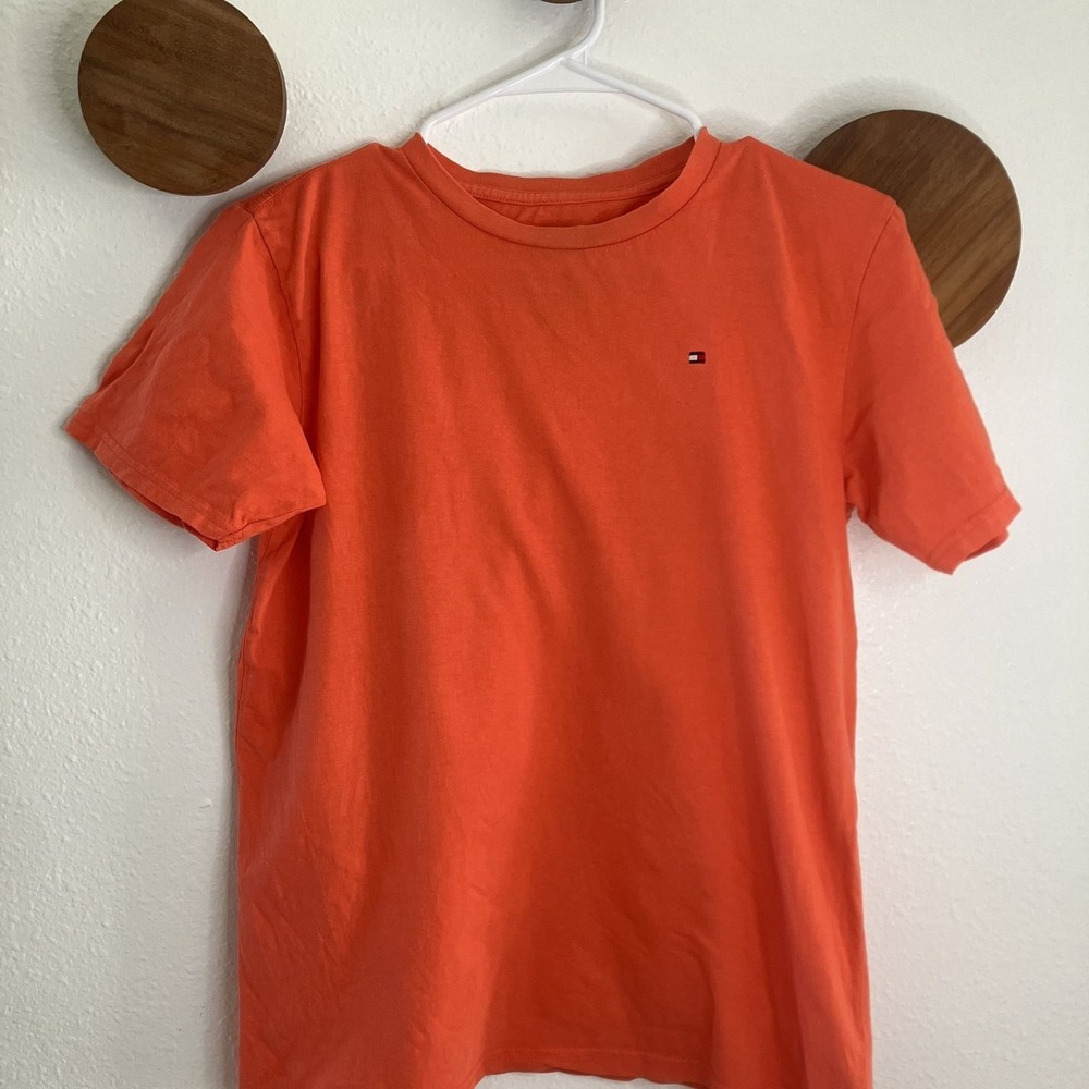Orange Tommy Hilfiger Shirt Boys Size‎ Large